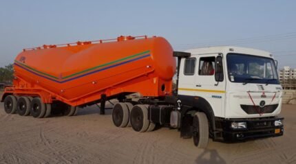 Tipper box semi trailer