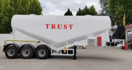 Cement silo semi trailer